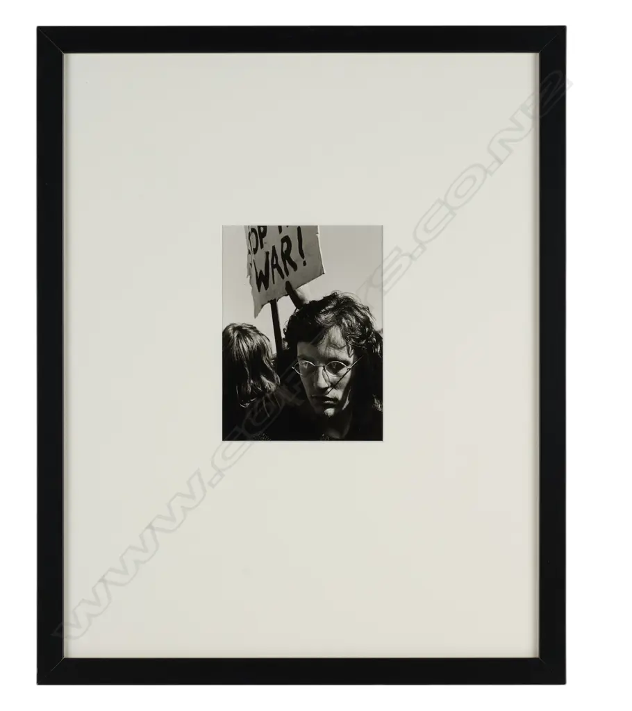 Unidentified photographer - Vietnam War protestor, Image 1++